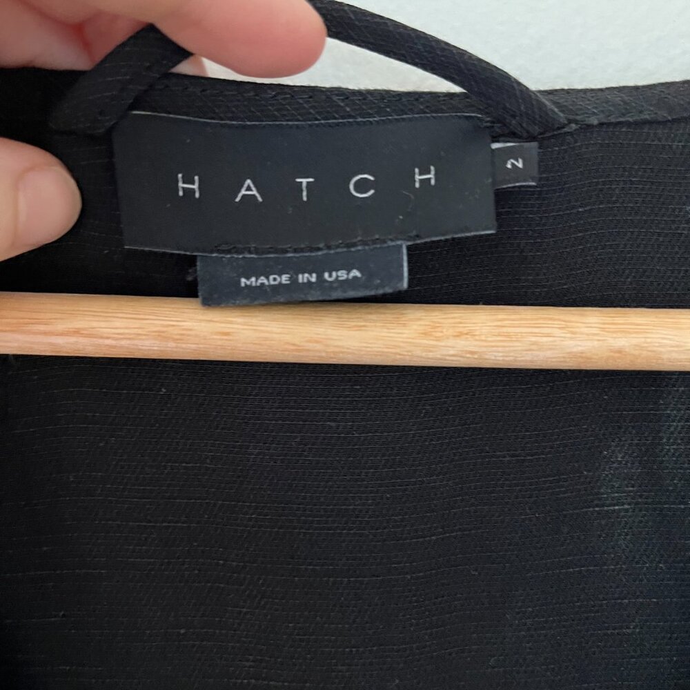 Hatch The Noelle Black Coverall Jumpsuit | size 2 - Picture 8 of 14